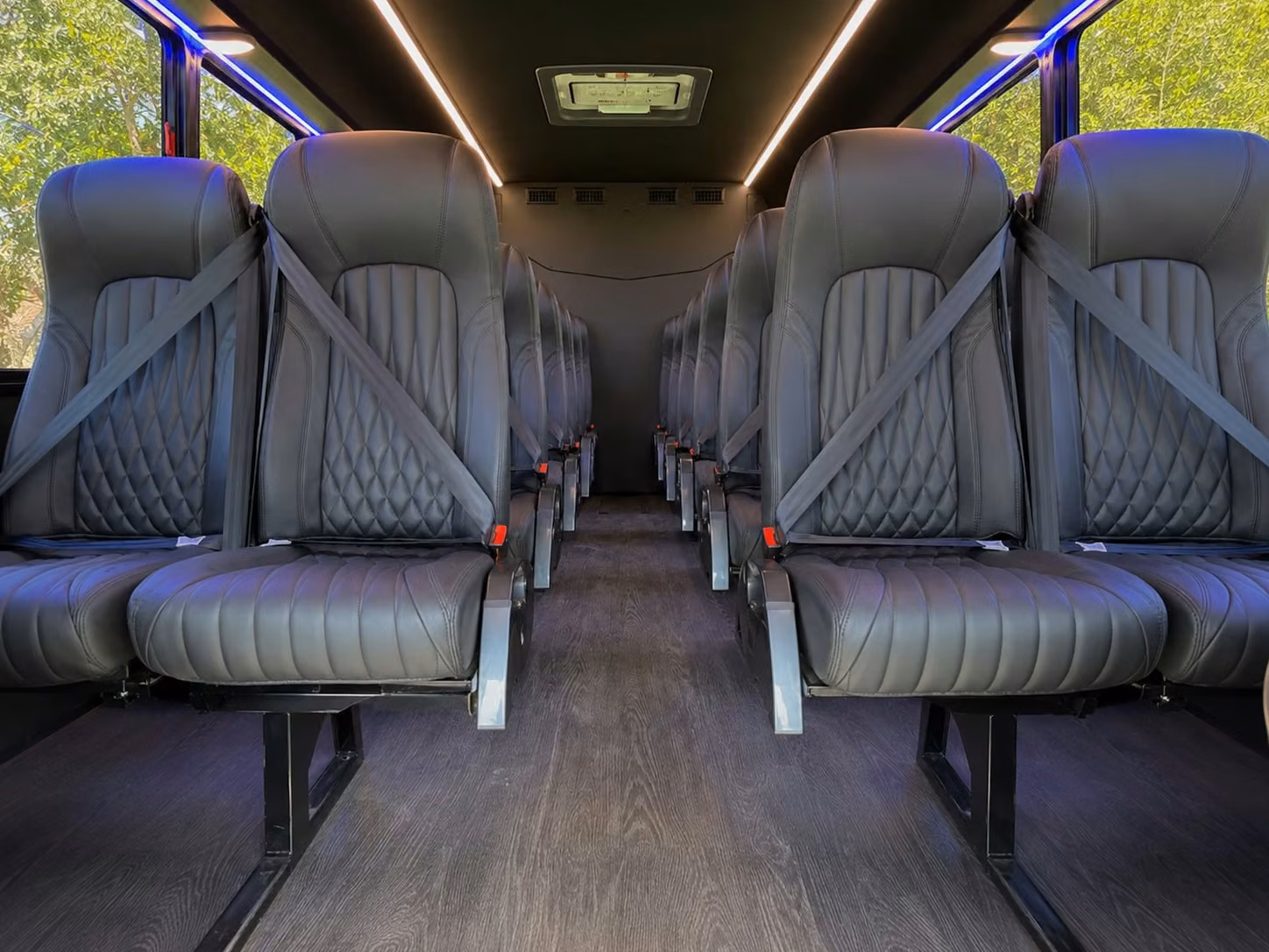 18 passenger minibus inside