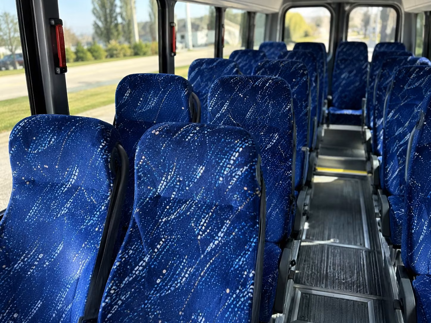18 passenger minibus interior
