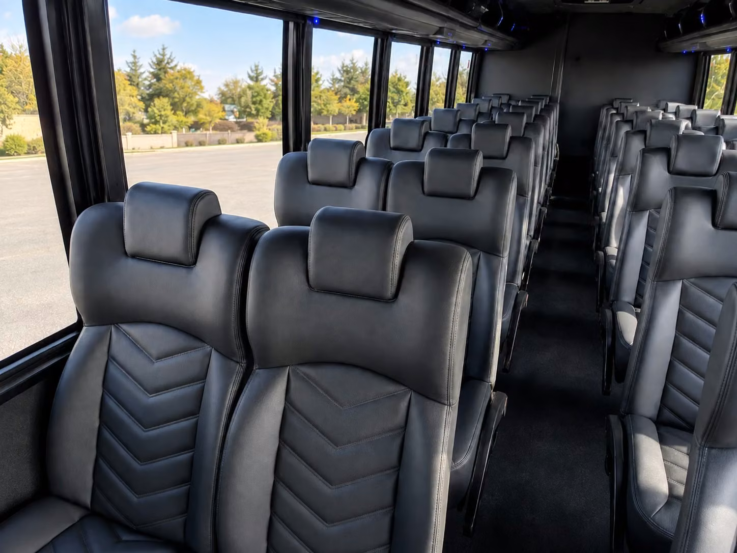 20 passenger minibus inside