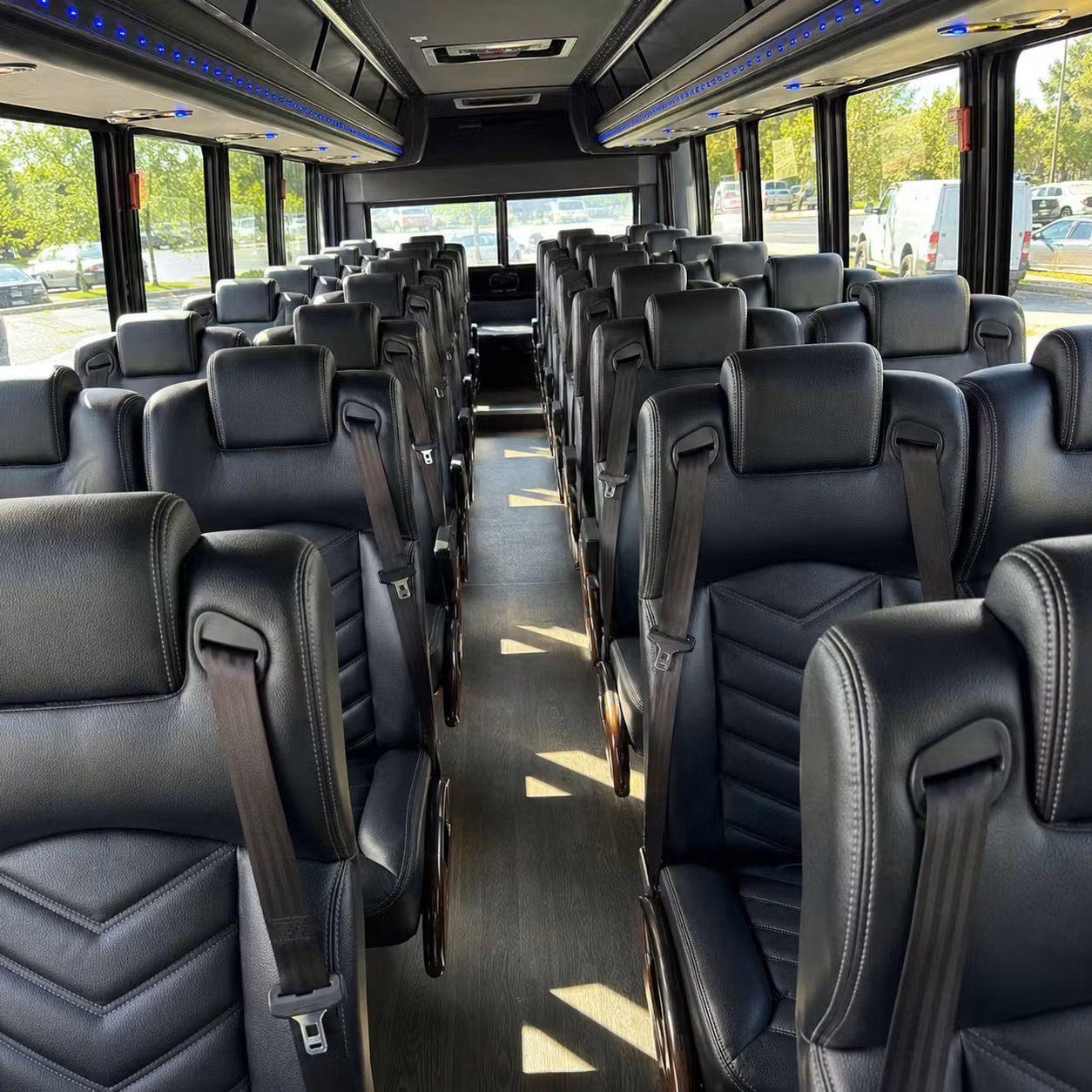 25 passenger minibus inside