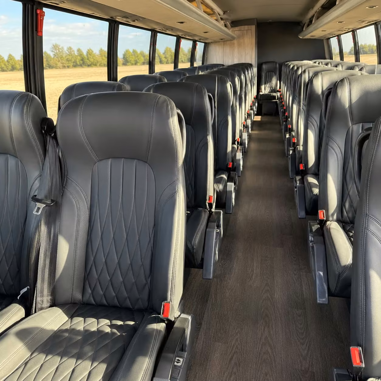25 passenger minibus interior