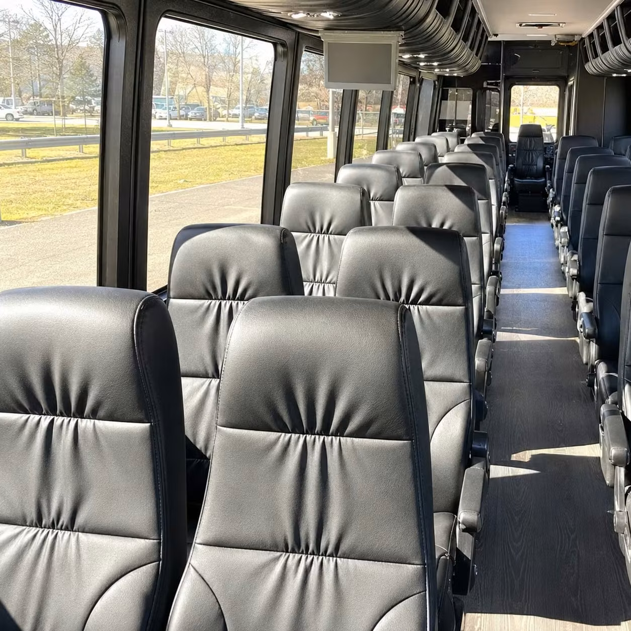 28 passenger minibus inside