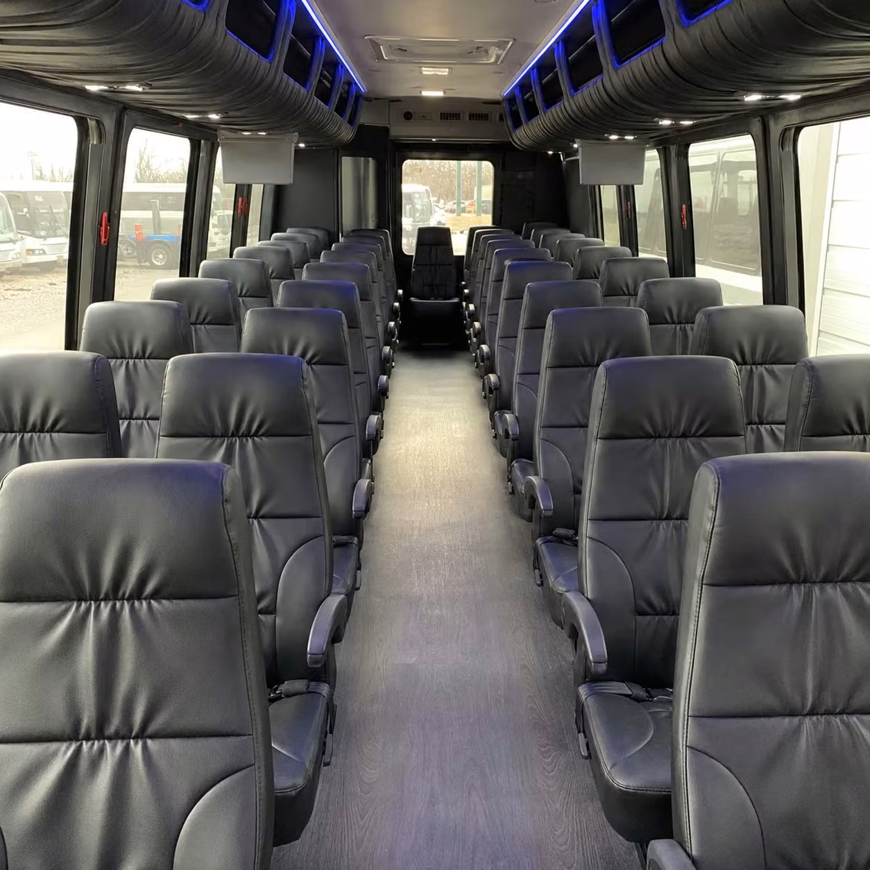 30 passenger minibus inside