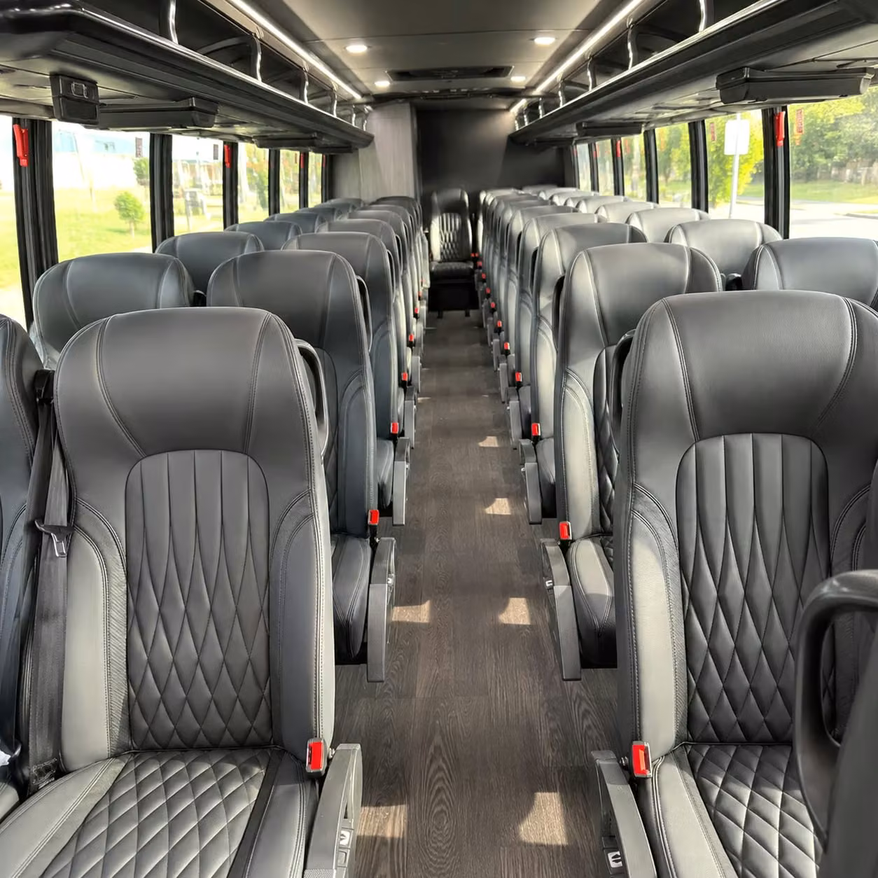 35 passenger minibus inside