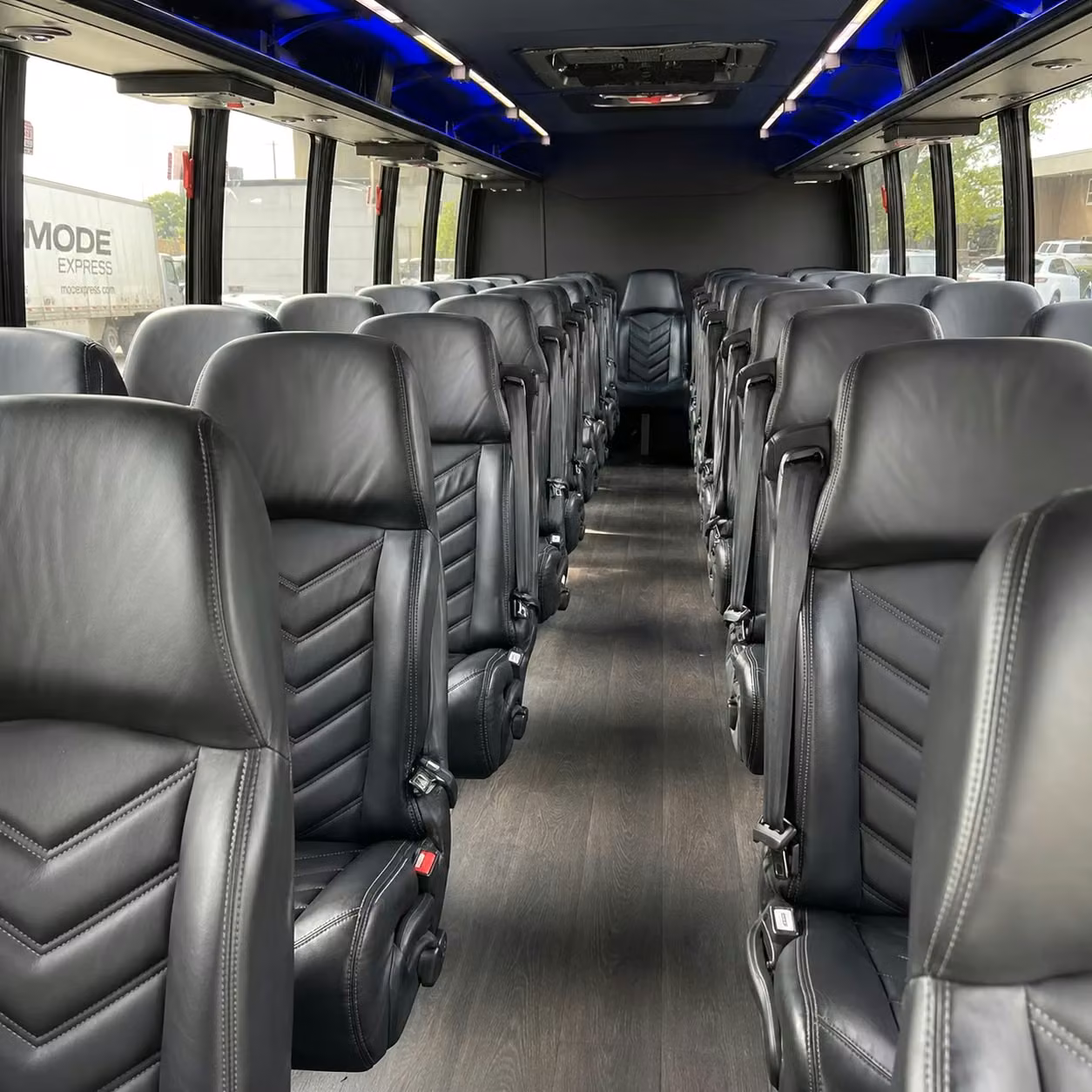 35 passenger minibus interior