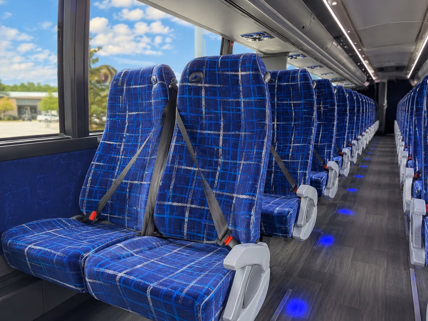jersey city charter bus rental interior