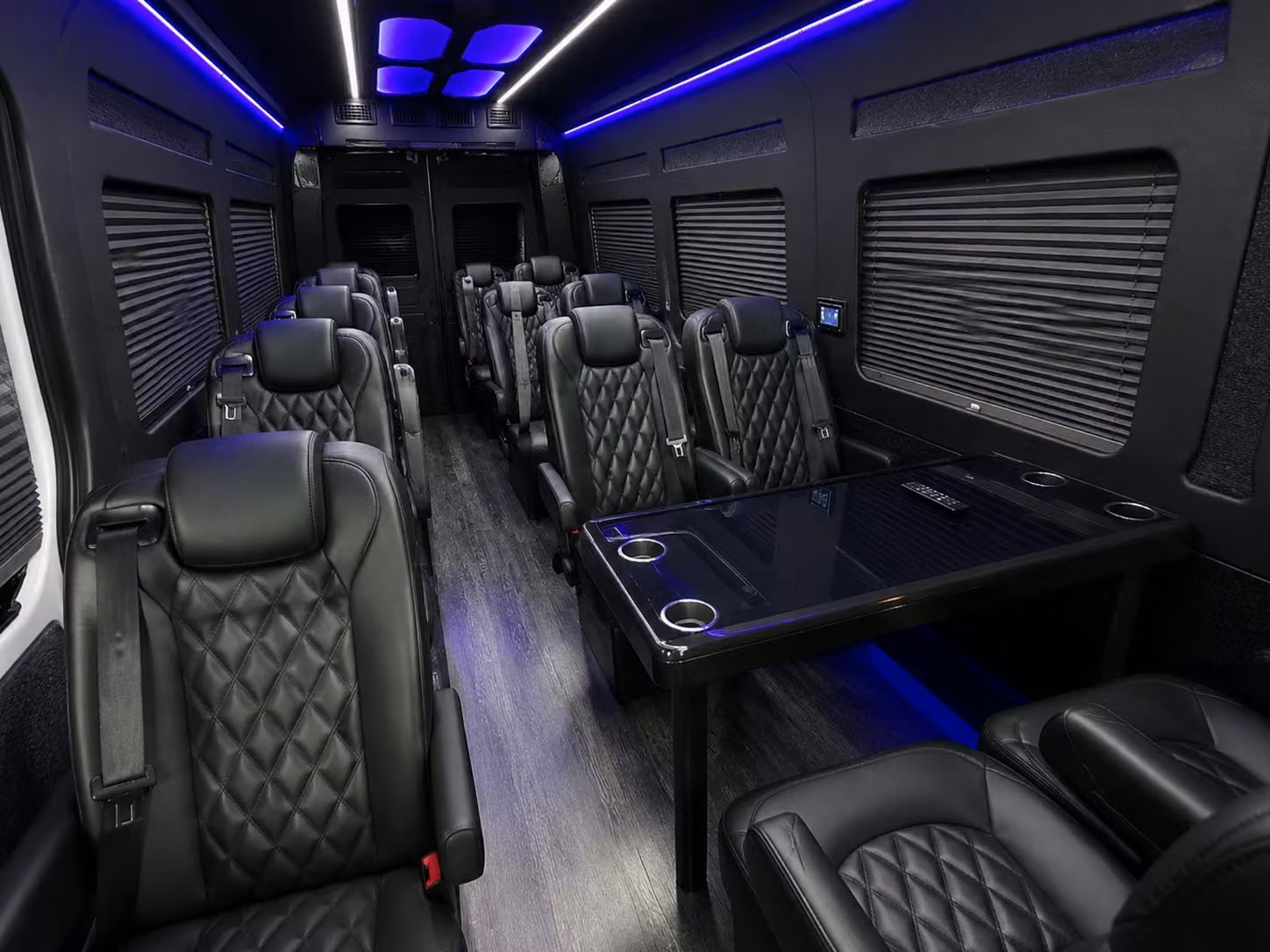 sprinter van with driver interior